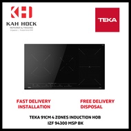 TEKA IZF 94300 MSP BK 91CM 4 ZONES INDUCTION HOB - 2 YEARS LOCAL WARRANTY + FREE DELIVERY