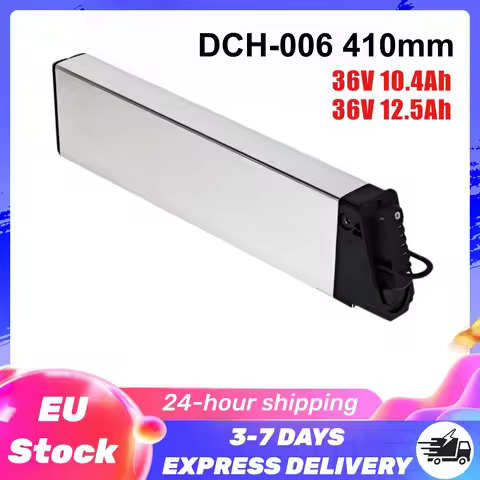 36V Ebike Battery DCH006 410mm 10.4Ah 12.5Ah for ADO A20 Engwe P1 Fiido M1 Electric Bicycle Battery 