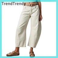 TrendTrendy Quần Jeans Ống Rộng Quần denim cạp thấp Y2K dáng rộng giản dị cho nữ Quần jeans ống rộng