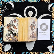 ไพ่ทาโรต์กล่องดีบุก-Vintage | พร้อมหนังสือคู่มือกระดาษ | ขนาดพกพา10.3X6ซม | ไพ่ทำนาย | ไพ่ยิปซี ไพ่ออราเคิล ไพ่ยิบซี ไพ่ทาโร่ ไพ่ดูดวง ไพ่ทาโรต์ Tarot Card Deck