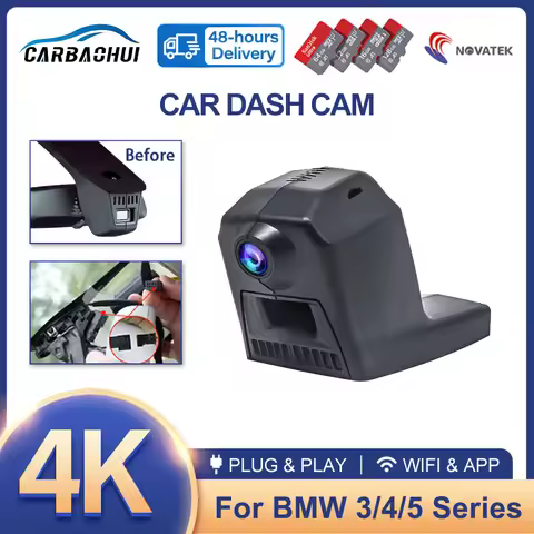 4K 2160P Dash Cam For BMW 3/4/5 Series X3 X5 335i 320i 320d 330d 420d 535i F25 F30 F31 F36 M4 F83,Ca