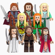 Aragorn Arwen Undomiel Elrond Boromir Elves Movie Series Mini Building Block Figure Toys Kids Gift