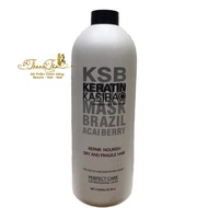 KASIBAO KSB BRAZIL ACAI BERRY Hydrolyzed KERATIN Steamer restores severely damaged hair 1000ml [New]