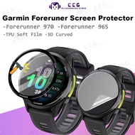 Garmin Forerunner 970 950 Screen Protector Hydrogel TPU Soft Film Garmin Forerunner Smartwatch 3D Cu
