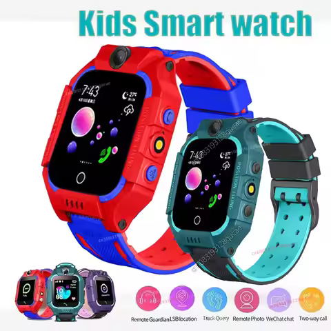 2026 NEW Kids GPS Smart Watch 2G Location SIM Card SOS Call Smart Watch Camera Waterproof Watch Gift