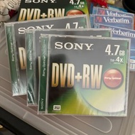Sony DVD+RW 3隻