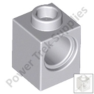 Lego Technic Compatible - Brick 1 x 01 w/ Pin Hole - 6541