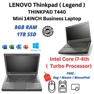 Lenovo ThinkPad T440 ULTRABOOK SLIM Intel Core i5-4th / vPro Processor Core i5 / SSD Fast Slim Lapto