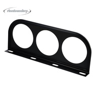 RINABONSINY Gauge Mount Holder, Black 3-Hole 52mm/2in 3-Hole, Not easy to break Metal 7.44 *3*0.66In