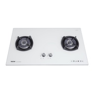 TECNO T 2288TGSV 2-Burner Glass Cooker Hob with Inferno Wok Burner Technology (88cm) (Optic White)