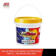 Rain or Shine Elastomeric Waterproofing Paint 4L – ROS-883 Neutral Gray