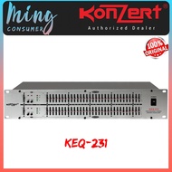 Konzert KEQ-231 2x31 Band Equalizer - 2RU