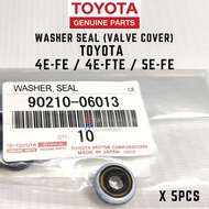 GENUINE TOYOTA 90210-06013 Seal Washer 5pcs for 4EFE 4EFTE 5EFE Starlet EP82 EP91Tercel EL31 Corolla
