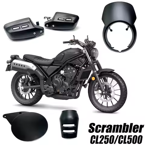 For Honda CL250 CL500 2023 2024 Scrambler Modified Handguard Spoiler Nose Fairing Shock Dust Cover P
