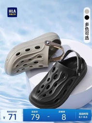 HLA/Hailan House Men's Shoes New Style Summer Fashion Casual Breathable Hole Shoes Baotou Comfortabl