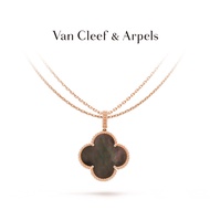 Van Cleef & Arpels/Vca Alhambra Four-Leaf Lucky Rose Gold Mother-of-Pearl Long Necklace Gift