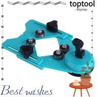 TOPTOOL Tile Cutting Locator, Adjustable 4-83mm Sucker Base Locator, DIY Projects Tile Glass Hole Sa