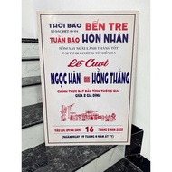 81 - ROOT BRIDE AND Groom NAME PLATE, WEDDING SIGN, ANCIENT STYLE WELCOME BOARD