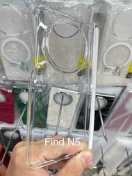 雙中軸透明磁吸保護oppoFindN5手機殼N3防摔全包雙邊創意新款網紅高透不發黃-雙邊 OPPO Find N5