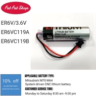ER6V 3.6V ER6VC119A ER6VC119B Suitable For Mitsubishi M70 M64 System Drive CNC Tool Machine Lithium 