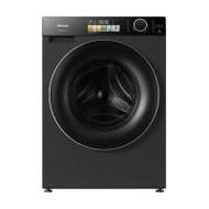 เครื่องซักอบผ้าฝาหน้า HISENSE WD120M5 12/8 กก. 1400 RPM อินเวอร์เตอร์ สีดำ (1318351)