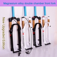 ❤Ready stock Mountain Bike Suspension Bicycle Fork 27.5 Magnesium Alloy  Fork