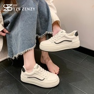 TZS Zenzy Kiyomi Strides Shoes - Women's Sneakers - Aesthetic Sneakers - Casual White Shoes