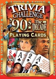 Flickback Media, Inc. 1990's Decade Trivia Playing Cards: 20th,21st or 25th Birthday