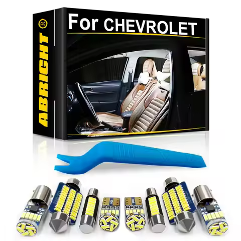 ABRIGHT Car Interior LED Light For CHEVROLET HHR Impala Lumina Malibu Monte Carlo Blazer Silverado S