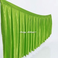 / TABLE DECORATION/ TABLE SKIRT TABLE SKIRT WITH Ruffles 75CM HEIGHT X 550CM LENGTH