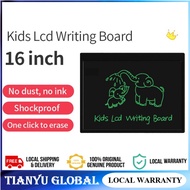 16 Inch Pad Colors LCD Writing Tablet Electronic Drawing Doodle Board Digital Colorful Handwriting Gift for Kids USB
