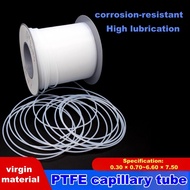 Teflon Tube 300V Translucent PTFE Tube PTFE Capillary Tube Wall Thickness 0.2/0.3/0.4mm
