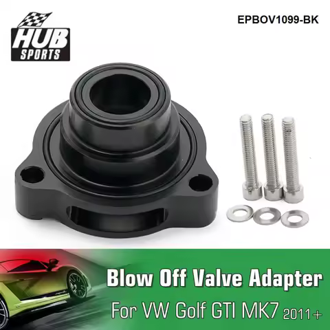 HUB sports Turbo Blow Off Valve Adapter BOV Adaptor VW GTI Golf Mk7 Mk7.5 / Jetta A3 1.8T Bypass Val