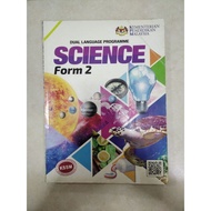 KSSM Science Form 2 Textbook Dual Language Program DLP Ready Stock