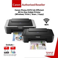 Canon Pixma E470 Ink Efficient All in 1 Inkjet Printer