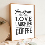 Wall Decoration Home Decoration Coffee Poster Wall Decor Coffee Quotes