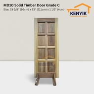 MD10 Solid Timber Door Grade C 33 6/8" (86cm) x 83" (211cm) x 1 1/2" (4cm)