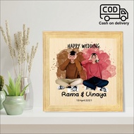 Graduation gifts, birthday gifts, wedding gifts, wooden paintings, wall decorations FR7