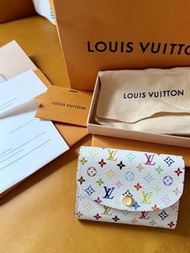 LV x TM  村上隆彩色 Monogram 卡包零錢包 Rosalie coin purse 