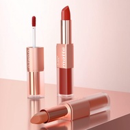 O.TWO.O 2IN1 SPLENDID MATTE DOUBLE-ENDED LIP GLAZE AND LIPSTICK