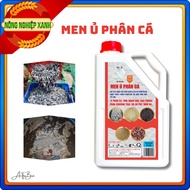 Yeast for fish feces, oil cake feces, barns, coffee bark, straw... 2 liter can