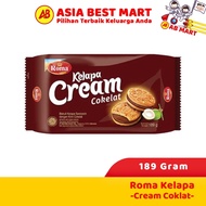Roma Coconut Cream Chocolate 189 Biscuits Snack Cemilan