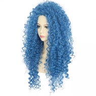 European American Movie Descendants 4Descendants 4 Starlight Inheritance Wig Female Blue Small Roll 