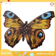 (su33322ou.th) Outdoor Wall Decor Butterfly Decoration Metal Butterfly Wall Decor for Fence Metal Wa