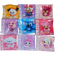 10PC-TOY BRICKS LEGO CANDY DIY cartoon character Mini Puzzle
