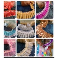 RENDA ORGANZA 2 LAYER.(2 inci dan 3inci)