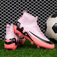 Professional Football Shoes FG/AG Long Nail Teenagers Artificial Grassland Sports Training Shoes Adu