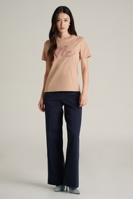 Mc jeans เสื้อยืดแขนสั้นผู้หญิง คอกลม MTTZ938