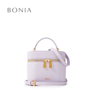 Bonia Purple Paste Bria Vanity Satchel Bag