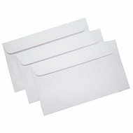 Set of 100 thin/thick A5 A6 A7 white envelopes of all sizes, high-quality glued white envelopes